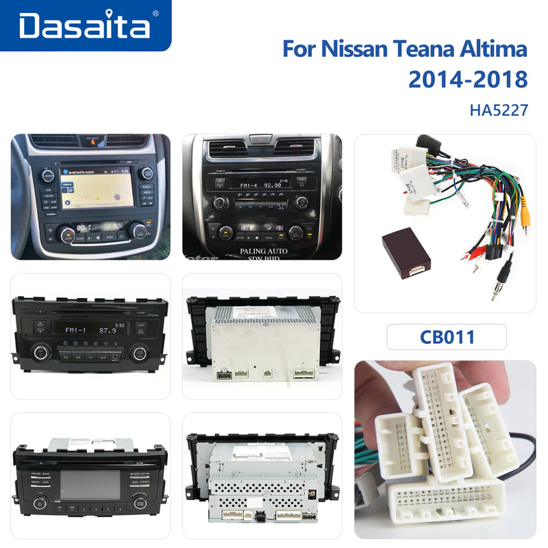 Dasaita Android13 Car Stereo for Nissan Teana Altima 2014-2018 Wireless Carplay & Android Auto Car Radio| Qualcomm 665 | 10.2" QLED Screen | Wifi+4G LTE |6G+64G|DTS|GPS Navigation Head Unit| Optical Output