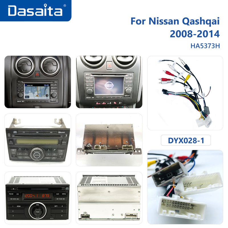 Dasaita Android13 Car Stereo for Nissan Qashqai 2008-2014 Wireless Carplay & Android Auto Car Radio| Qualcomm 665 | 9" QLED Screen | Wifi+4G LTE |6G+64G|DTS|GPS Navigation Head Unit| Optical Output
