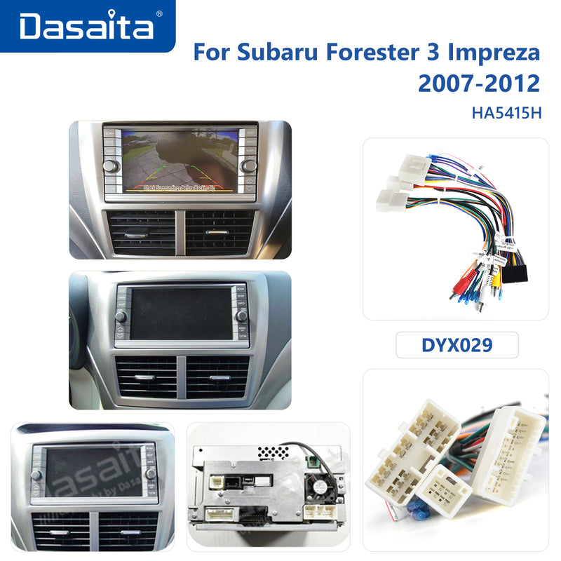 Dasaita MAX11 Subaru Forester 3 Impreza 2007 2008 2009 2010 2011 2012 Car Stereo 9 Inch Carplay Android Auto PX6 4G+64G Android11 1280*720 DSP Radio