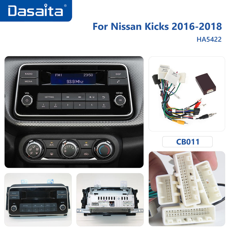 Dasaita Vivid 11 Nissan Kicks 2016 2017 2018 2019 2020 2021 Car Stereo 10.2 Inch Carplay Android Auto PX6 4G+64G Android10 1280*720 DSP AHD Radio
