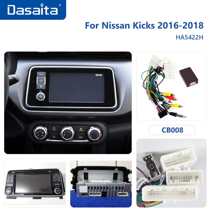 Dasaita Vivid 11 Nissan Kicks 2016 2017 2018 2019 2020 2021 Car Stereo 10.2 Inch Carplay Android Auto PX6 4G+64G Android10 1280*720 DSP AHD Radio