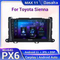 Dasaita MAX11 Toyota Sienna XL30 2011 2012 2013 2014 Car Stereo 9 Inch Carplay Android Auto PX6 4G+64G Android11 1280*720 DSP AHD Radio