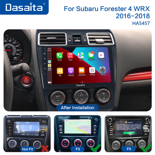 Dasaita Scout10 Subaru Forester 4 WRX Levorg 2016 2017 2018 2019 2020 2021 Car Stereo 9 Inch Carplay Android Auto PX6 4G+64G Android10 1280*720 DSP AHD Radio