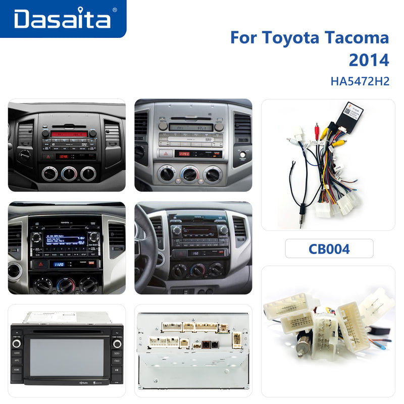 Dasaita Vivid11 Toyota Tacoma 2005 2006 2007 2008 2009 2010 2011 2012 2013 2014 LHD Car Stereo 9" Carplay Android Auto PX6 4G+64G Android11 1280*720 DSP Radio