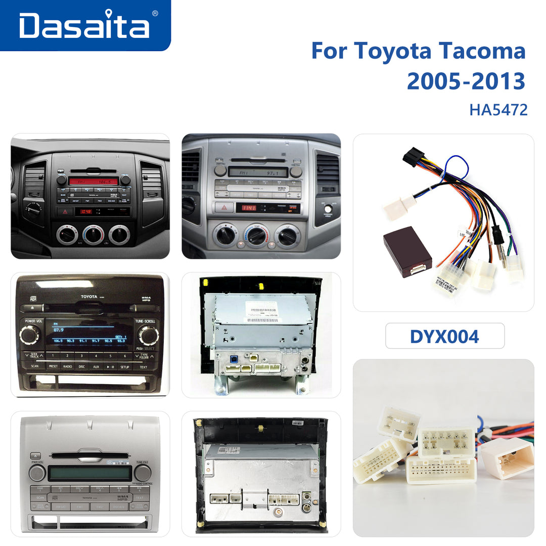 Dasaita Vivid11 Toyota Tacoma 2005-2014 Car Stereo  9 Carplay Android  Auto PX6 4G+64G Android11 1280*720 DSP Radio
