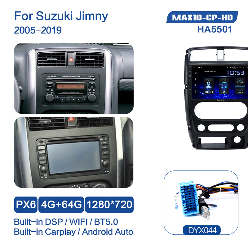 Dasaita MAX11 Suzuki Jimmy 2005 2006 2007 2008 2009 2010 2011 2012 2013 2014 2015 2016 2017 2018 2019 Car Stereo Carplay Android Auto 4+64G DSP Radio