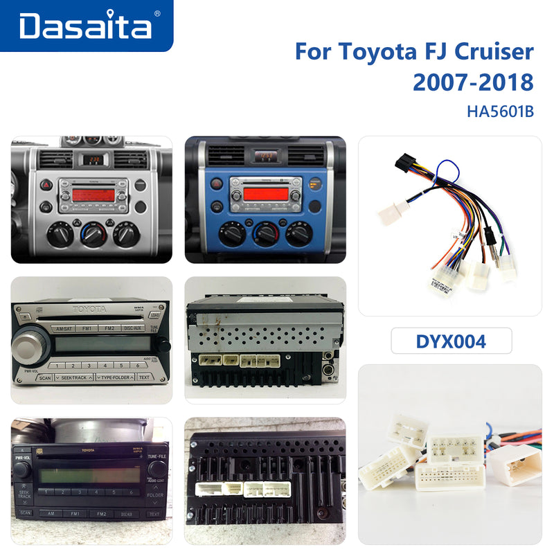 Dasaita Android12 Car Stereo for Toyota FJ Cruiser 2007-2018 Black Wireless Carplay & Android Auto Car Radio| Qualcomm 665 | 9" QLED Screen | Wifi+4G LTE |6G+64G|DSP|GPS Navigation Head Unit| Optical Output