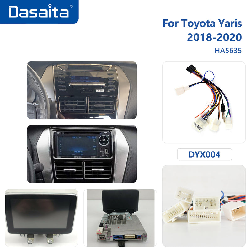 Dasaita Vivid11 Toyota Yaris 2018 2019 2020 Car Stereo 10.2 Inch Carplay Android Auto PX6 4G+64G Android11 1280*720 DSP AHD Radio