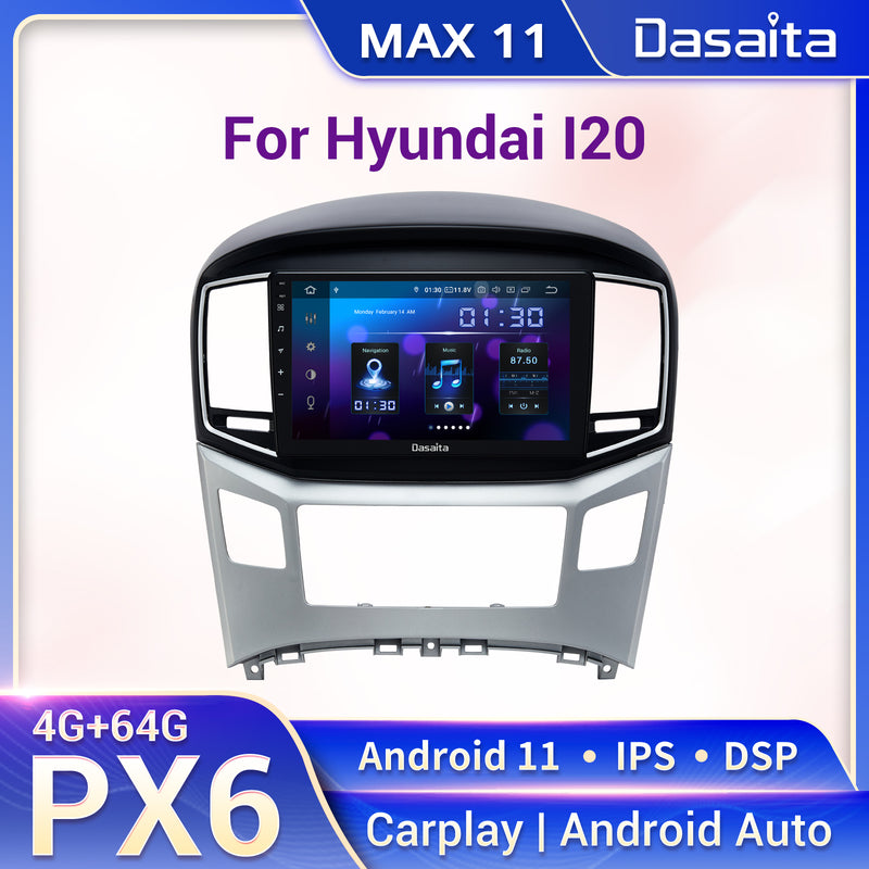 Dasaita 9" for Hyundai I20 2008 2009 2010 2014 Car Radio Android Carplay GPS Bluetooth Player Auto Stereo Multimedia