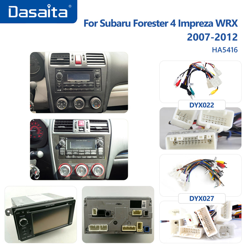 Dasaita Android13 Car Stereo for Subaru Forester 4 Impreza WRX 2012-2015 Wireless Carplay & Android Auto Car Radio | Qualcomm 665 | 9" QLED Screen | Wifi+4G LTE | 6G+64G | DTS|GPS Navigation Head Unit | Optical Output
