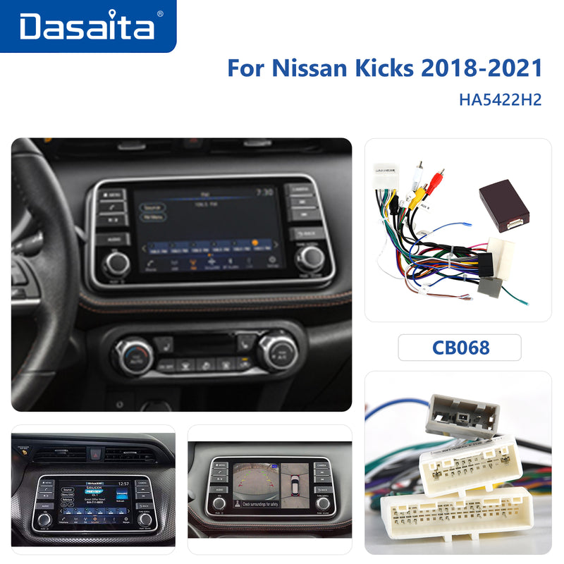 Dasaita Vivid 11 Nissan Kicks 2016 2017 2018 2019 2020 2021 Car Stereo 10.2 Inch Carplay Android Auto PX6 4G+64G Android10 1280*720 DSP AHD Radio