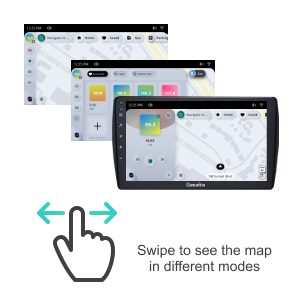 Dasaita Scout10 Honda Civic 2012 2013 2014 LHD Car Stereo 9 Inch Carplay Android Auto PX6 4G+64G Android10 1280*720 DSP AHD Radio