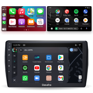 Dasaita Scout10 Honda Civic 2012 2013 2014 LHD Car Stereo 9 Inch Carplay Android Auto PX6 4G+64G Android10 1280*720 DSP AHD Radio