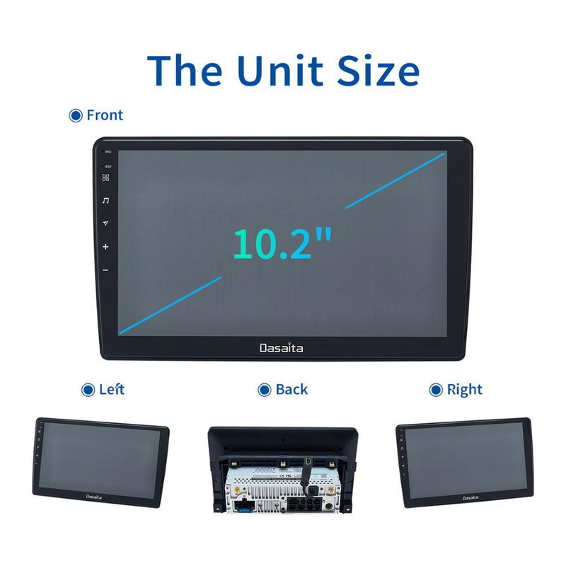 Dasaita MAX11 Jeep Wrangler 2011 2012 Car Stereo 10.2 Inch Carplay Android Auto 4+64G Android11 1280*720 DSP Radio