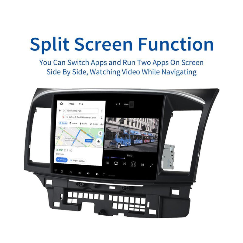 Dasaita MAX11 Mitsubishi Lancer 2008 2009 2010 2011 2012 2013 2014 2015 2016 2017 Car Stereo 10.2" Carplay Android Auto PX6 4+64G 1280*720 DSP Radio