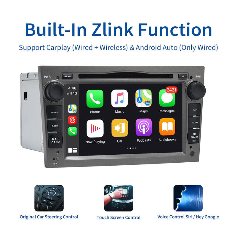 Dasaita MAX11 Opel Antara Combo Astra H Zafira  Vivaro Tigra Signum Meriva Corsa C D 2004 2005 2006 Car Stereo 7 Inch Carplay Android Auto PX6 4G+64G Android11 1024*600 DSP AHD Radio