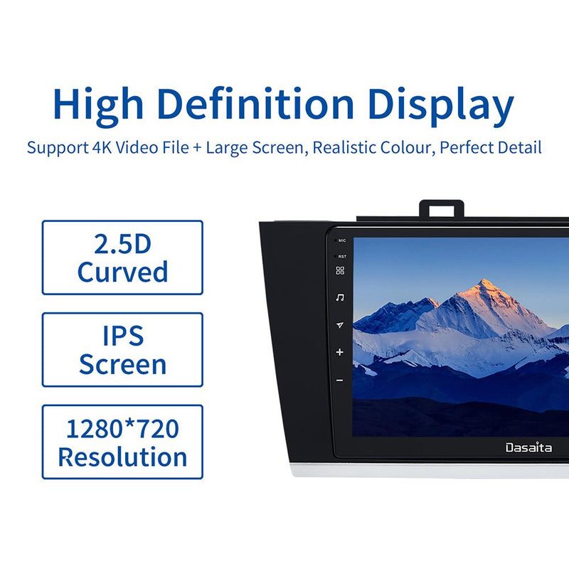 Dasaita MAX11 Subaru Legacy Outback 2015 2016 2017 2018 Car Stereo 9 Inch Carplay Android Auto PX6 4G+64G Android11 1280*720 DSP AHD Radio