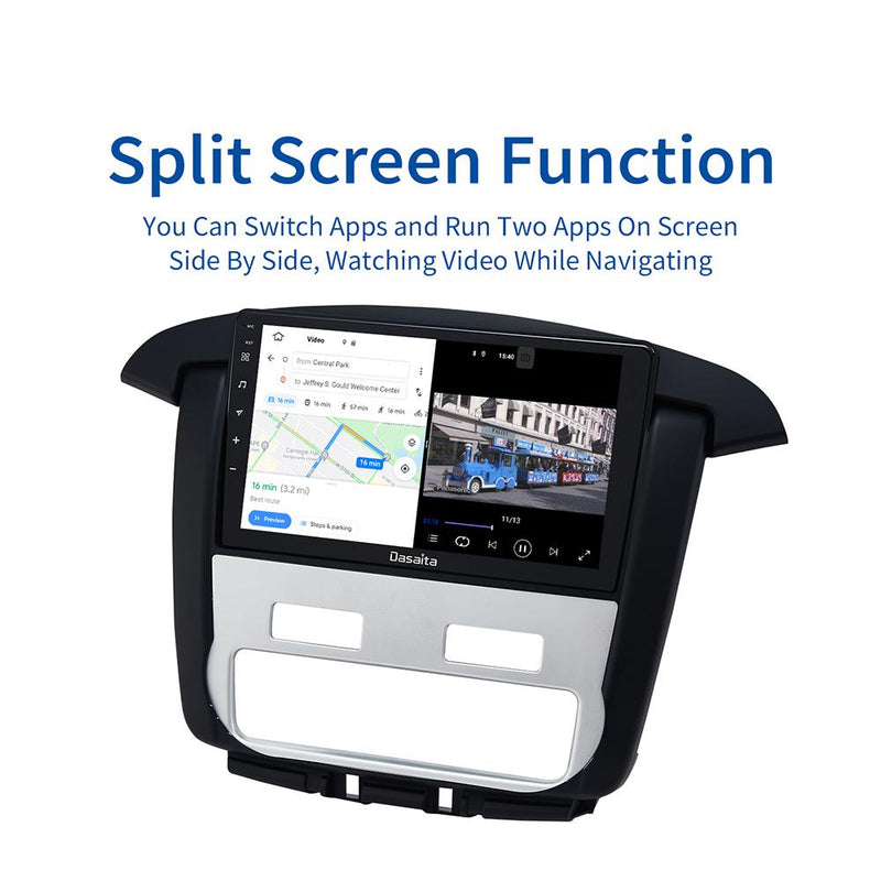 Dasaita MAX11 Toyota Innova 2007 2008 2009 Car Stereo 9 Inch Carplay Android Auto PX6 4G+64G Android11 1280*720 DSP AHD Radio