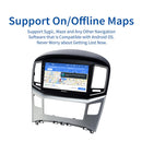 Dasaita 9" for Hyundai I20 2008 2009 2010 2014 Car Radio Android Carplay GPS Bluetooth Player Auto Stereo Multimedia