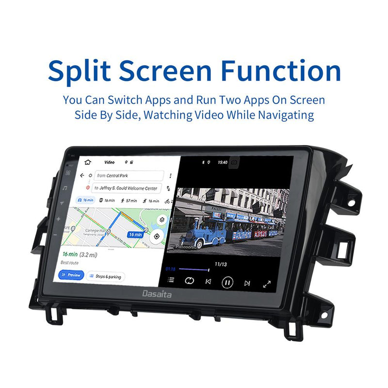 Dasaita MAX11 Nissan Navara NP300 2014 2015 2016 2017 2018 Car Stereo 10.2 Inch Carplay Android Auto PX6 4G+64G Android11 1280*720 DSP AHD Radio